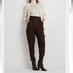 NWT Lauren by Ralph Lauren 16 brown cargo pants